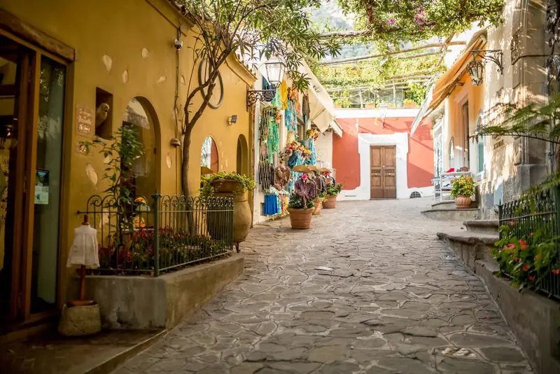 Vicolo fiorito di Positano